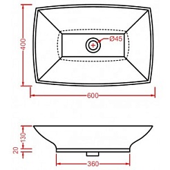 ArtCeram Раковина Jazz JZL002 01.03 – фотография-2